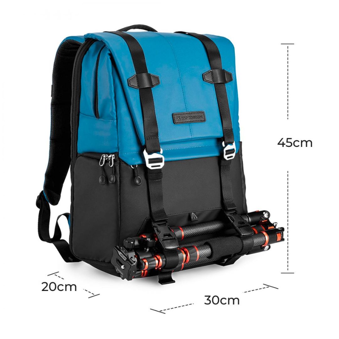 K&F Concept Camera Backpack 20L Waterproof Urban Wander 01 (Plavi) KF13.087AV7 - 5